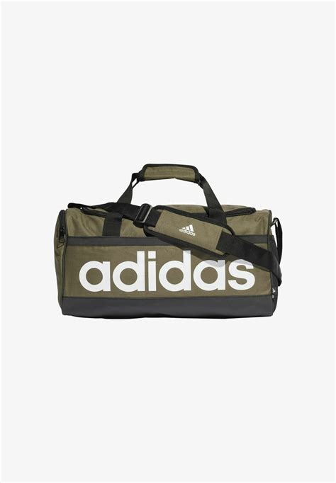 adidas sporttasche herren oliv|ESSENTIALS LINEAR DUFFEL MEDIUM .